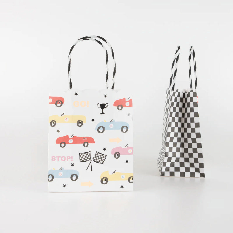 Bolsa papel coche vintage / 8 uds.