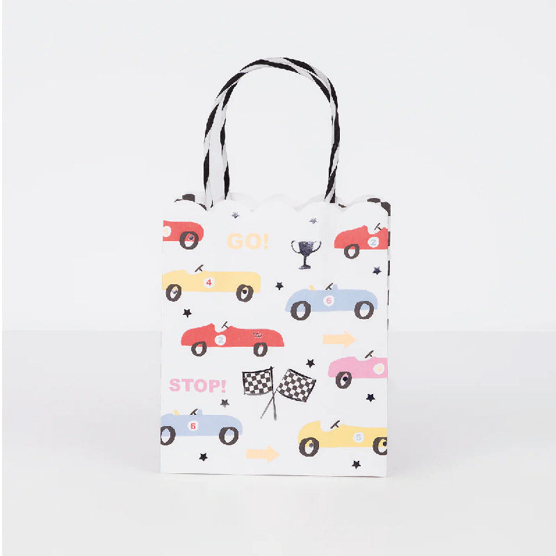 Bolsa papel coche vintage / 8 uds.