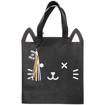 Bolsa Trick or Treat gato con decoración
