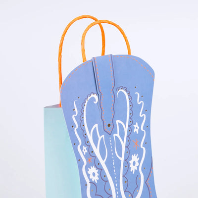 Saco de papel ocidental / 8 peças.