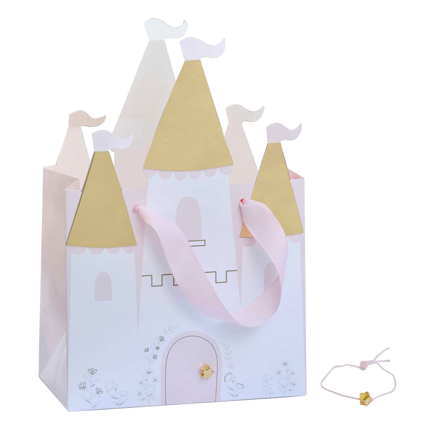 Bolsa de papel castillo  princesa / 5 uds.