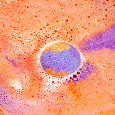 Bomba de baño helado de Melocotón