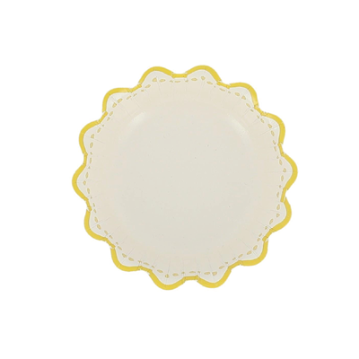 Bol rayas amarillo
