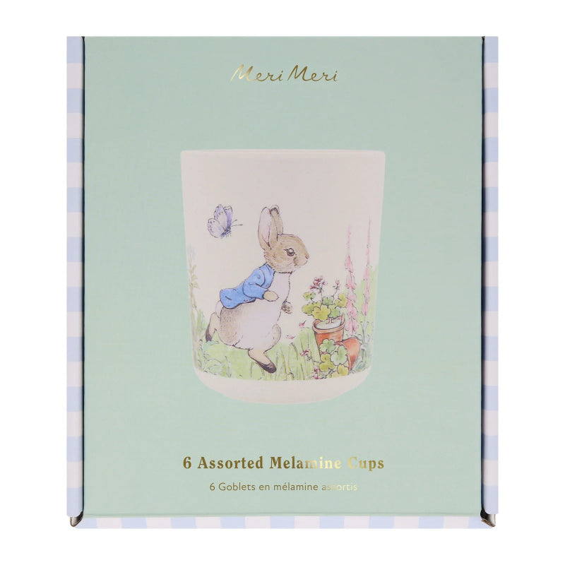 Peter Rabbit Melamine Cups / 6 pcs.