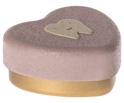 Ratoncito Pérez tooth box in old pink and gold