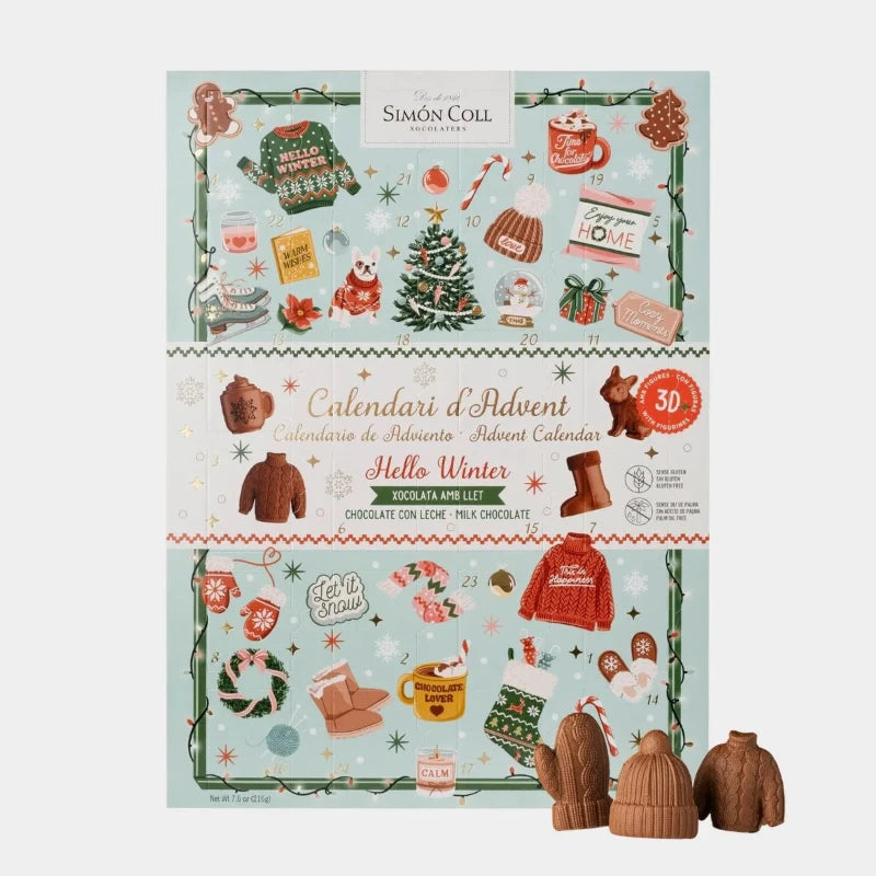 Advent Calendar Hello Winter Chocolate Figures