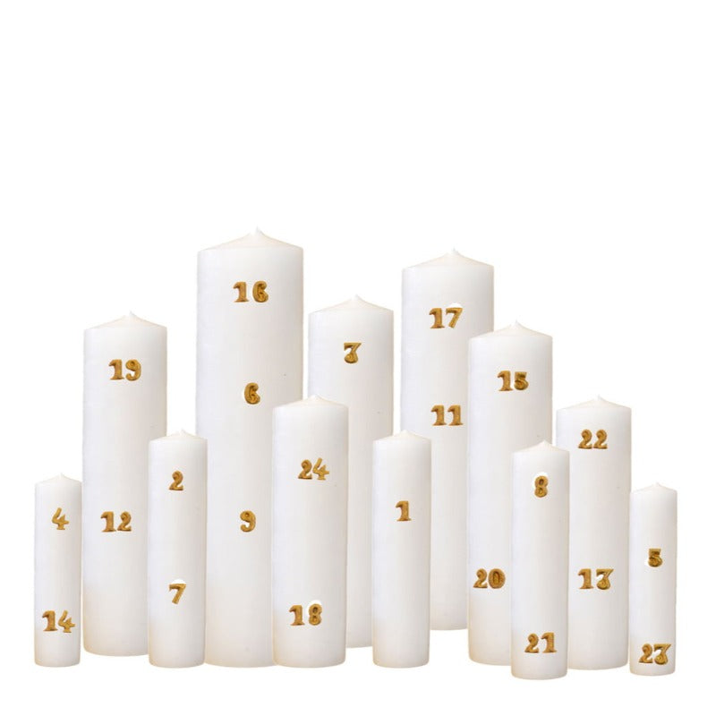 Jewel numbers for Advent candles