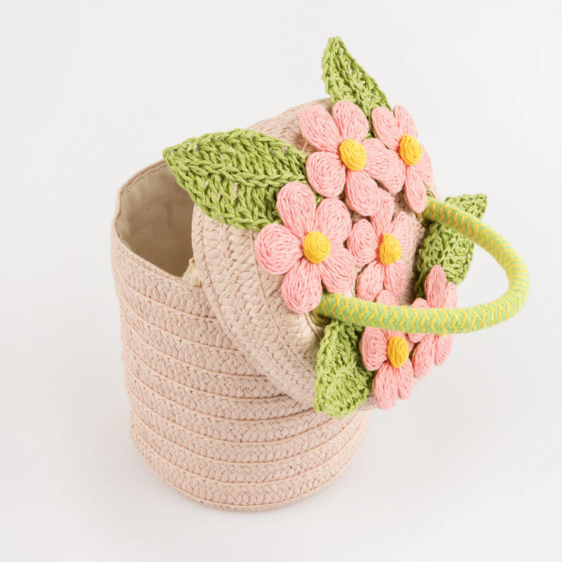 Flower basket bag