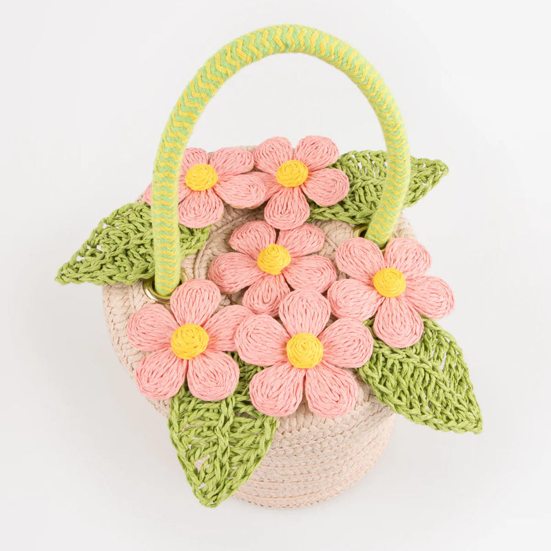 Flower basket bag