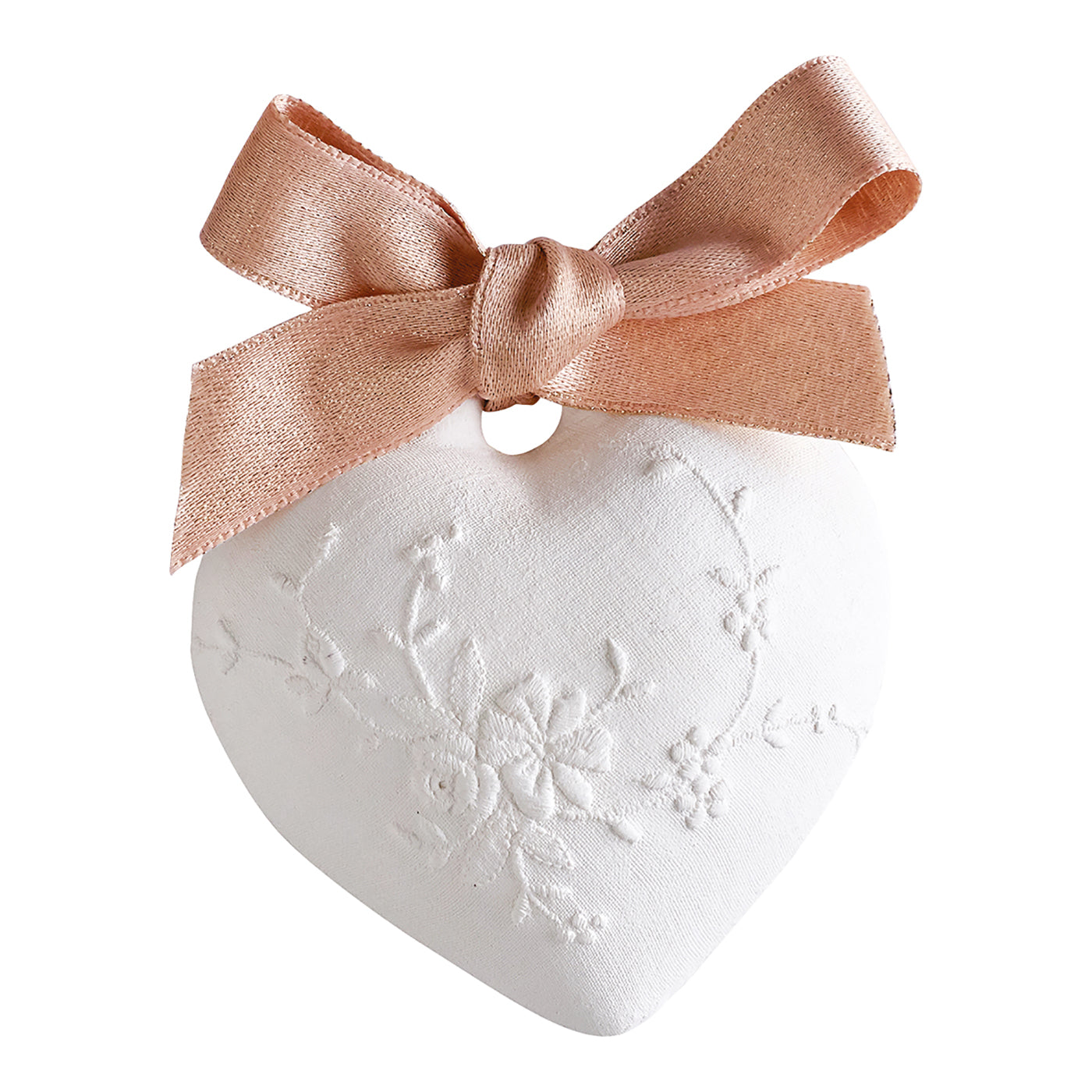 Heart scented detail with bow