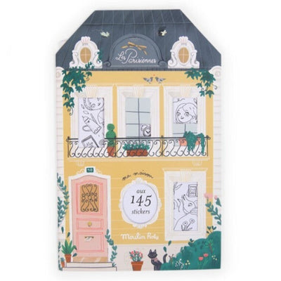 Cuaderno de pegatinas Vida en París