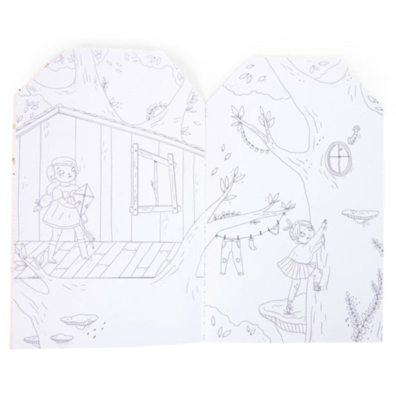 Cuaderno de pegatinas Vida en París