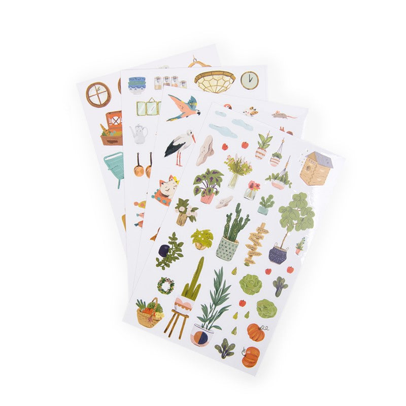 Cuaderno de pegatinas Vida en París