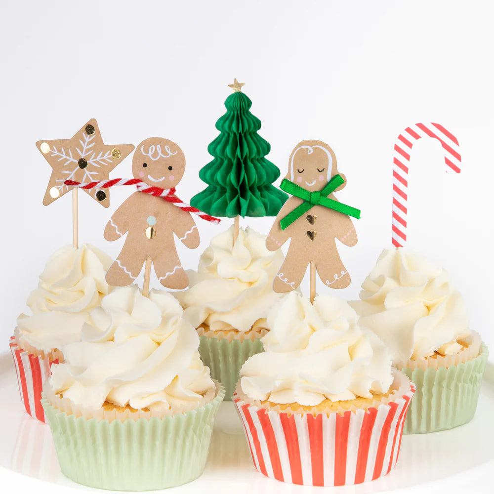 Kit de cupcake de gengibre de Natal