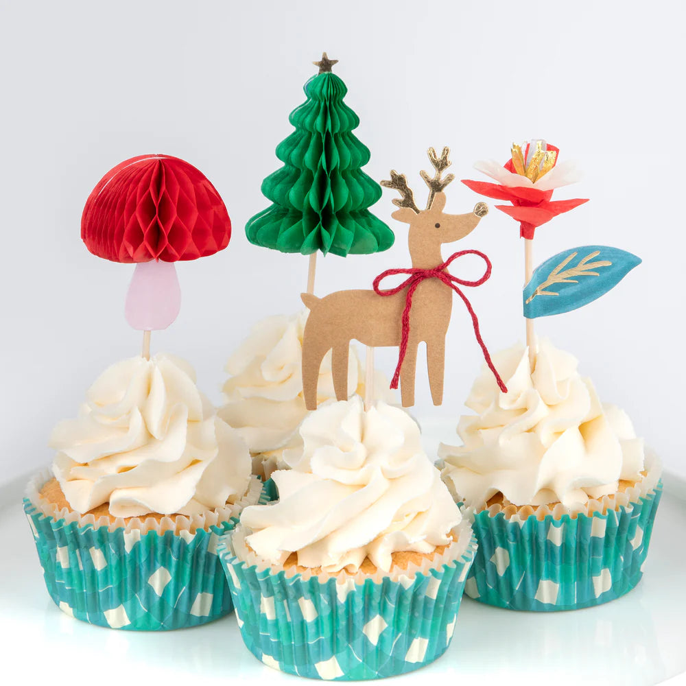 Kit cupcake Natal Inverno país das maravilhas