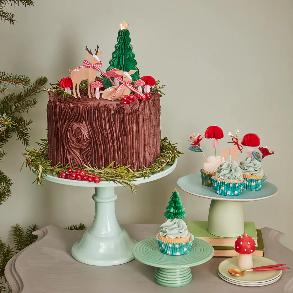 Kit cupcake Natal Inverno país das maravilhas