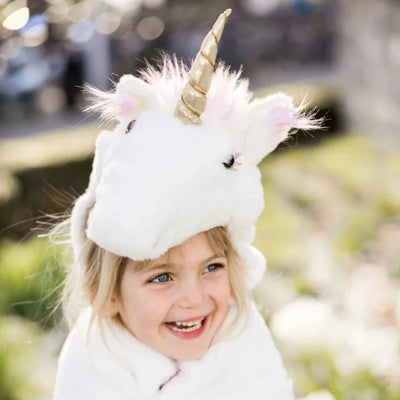 Pink unicorn blanket cape costume