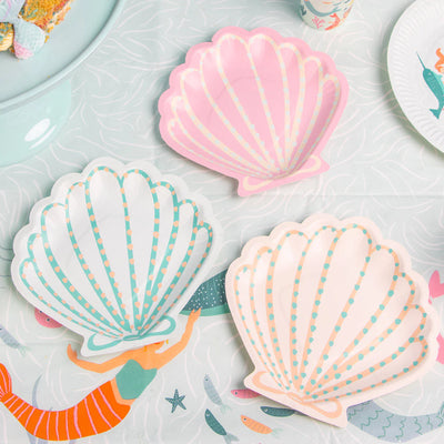 Shell plate mix pastel color