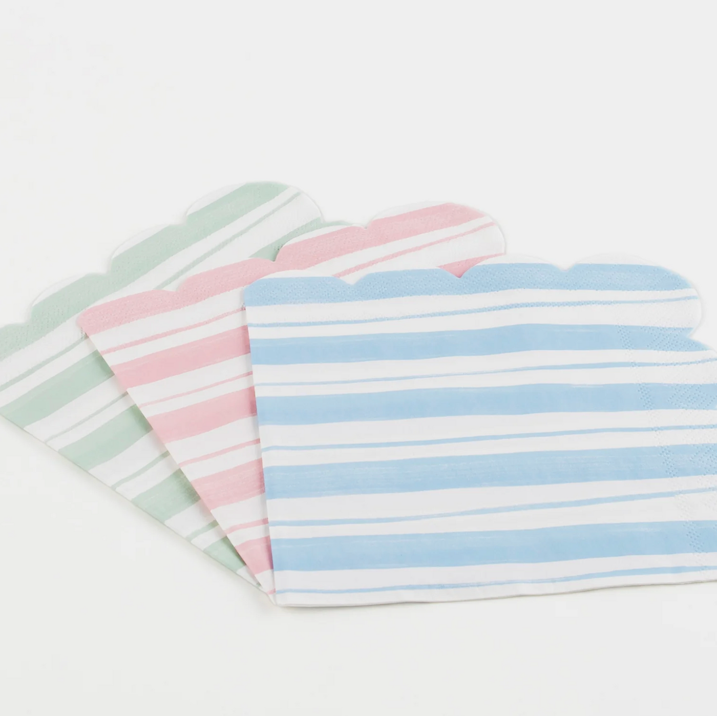 Striped mix pastel napkin / 16 pcs.