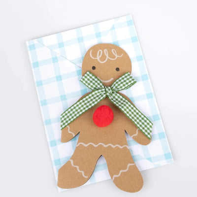 Gingerbread Man Christmas Card