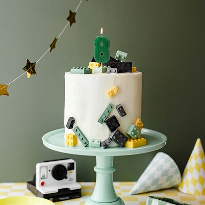 Lego number candle – La Fiesta de Olivia