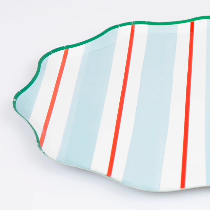 Platos Preppy Stripe mix / 8 uds.