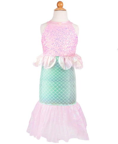 Fato de Sereia Rosa Misty