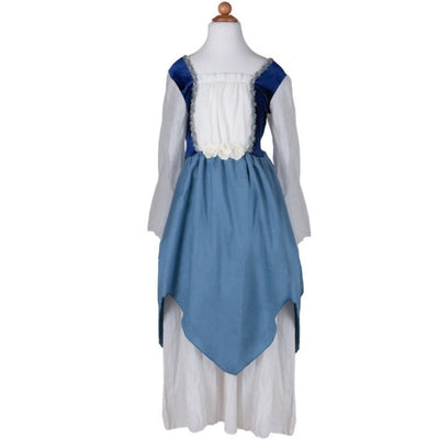 Blue medieval peasant costume