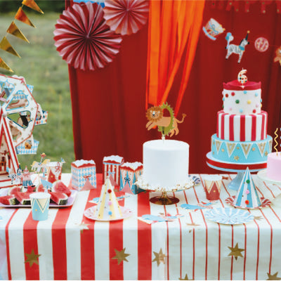 Stars and stripes paper tablecloth