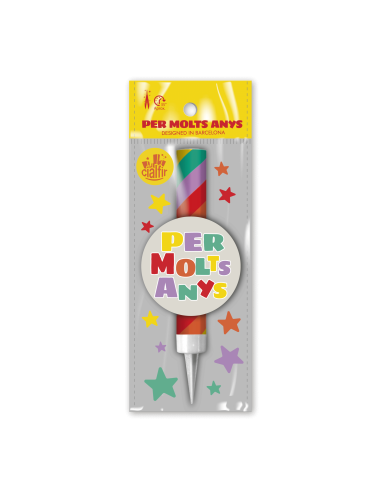 Bengal fountain "Per molts anys"