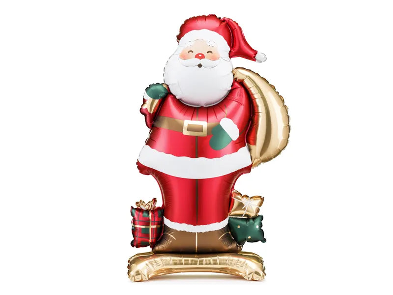 Balão metalizado Pai Natal em pé
