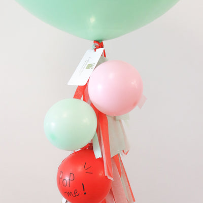 XL POP ME! Balloon The Premium deco Elf inflated with Helium 