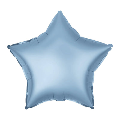 Balão Mylar estrela azul celeste