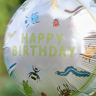 Happy Birthday Bugs foil balloon