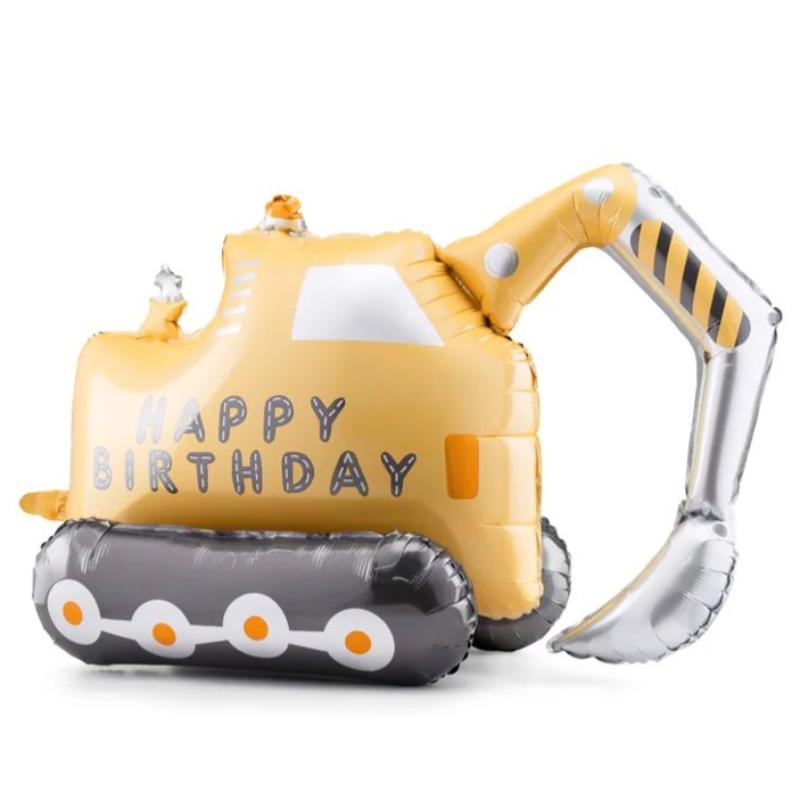 Excavator truck foil balloon