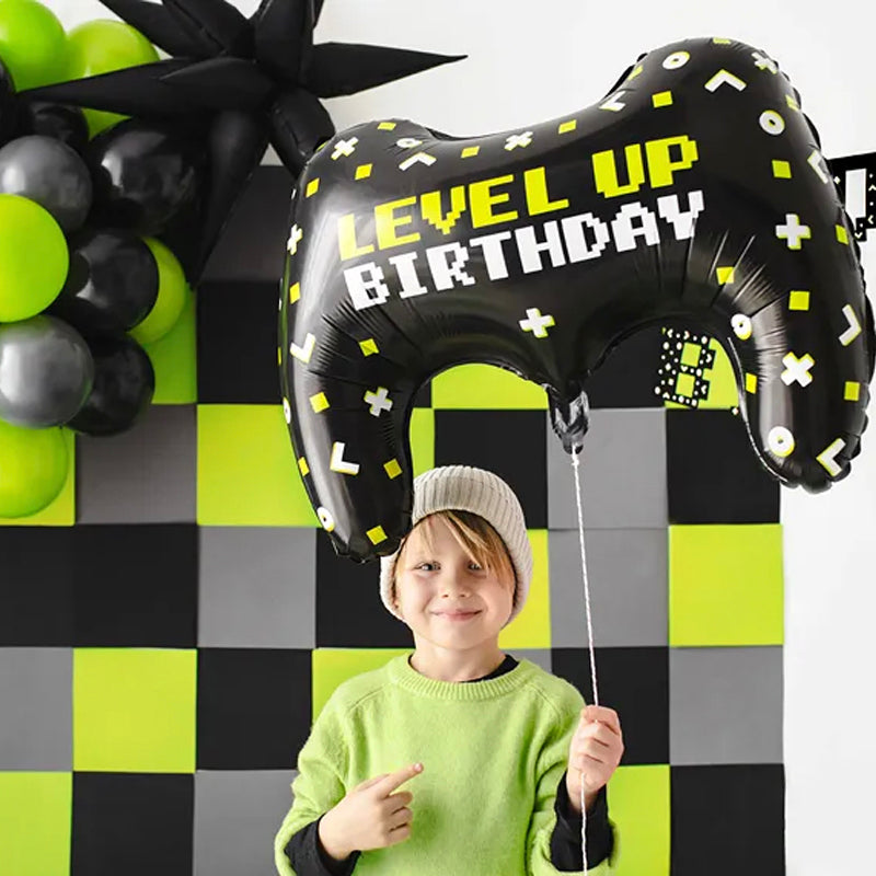 Gamepad Birthday foil balloon