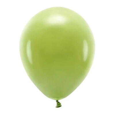 Globos ECO verde oliva / 10 uds.