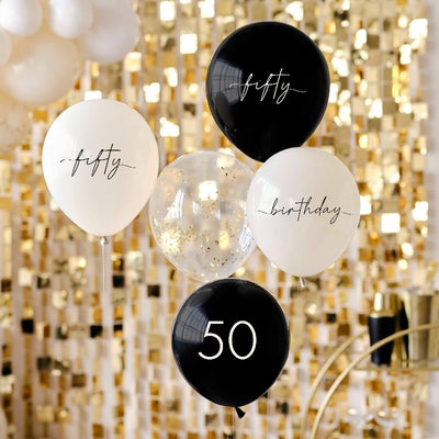 50th Birthday Balloon Kit / 5 pcs.