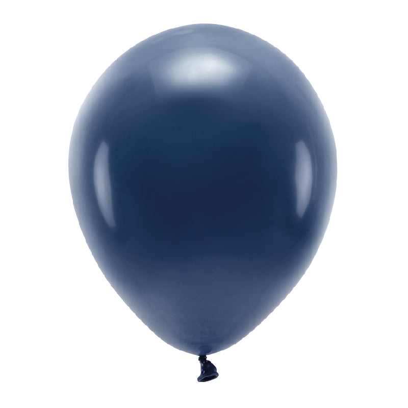 Globos ECO Navy mate / 10 uds.