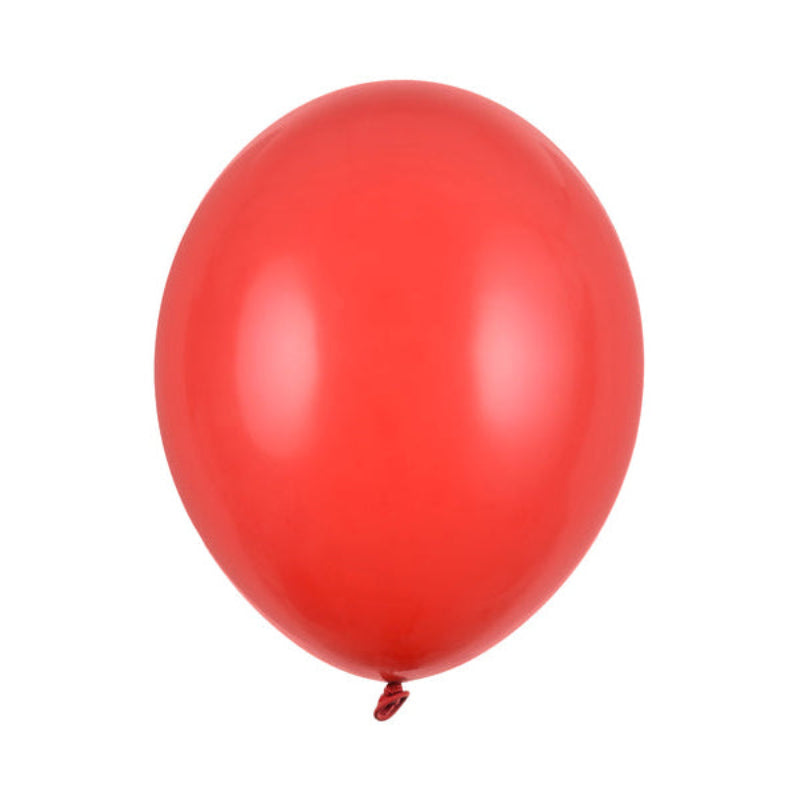 Globos ECO rojo amapola / 10 uds.