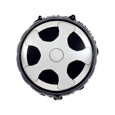 Globo foil rueda de coche de carreras