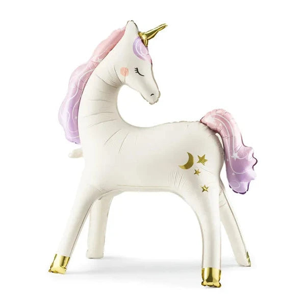 Globo foil standing unicornio pastel