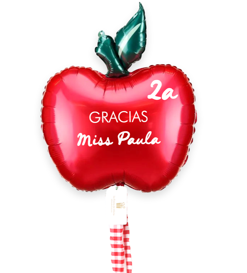 Bouquet globo PROFESORA hinchados con helio