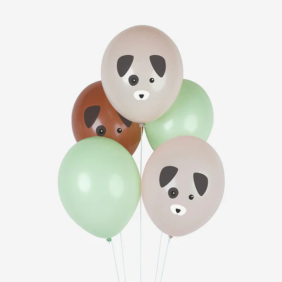 Eco mix puppy balloons / 5 pcs.