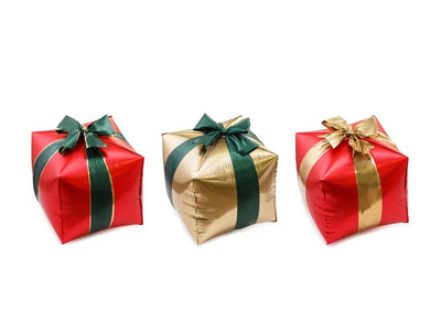 Balões de oferta de Natal / 3 peças.