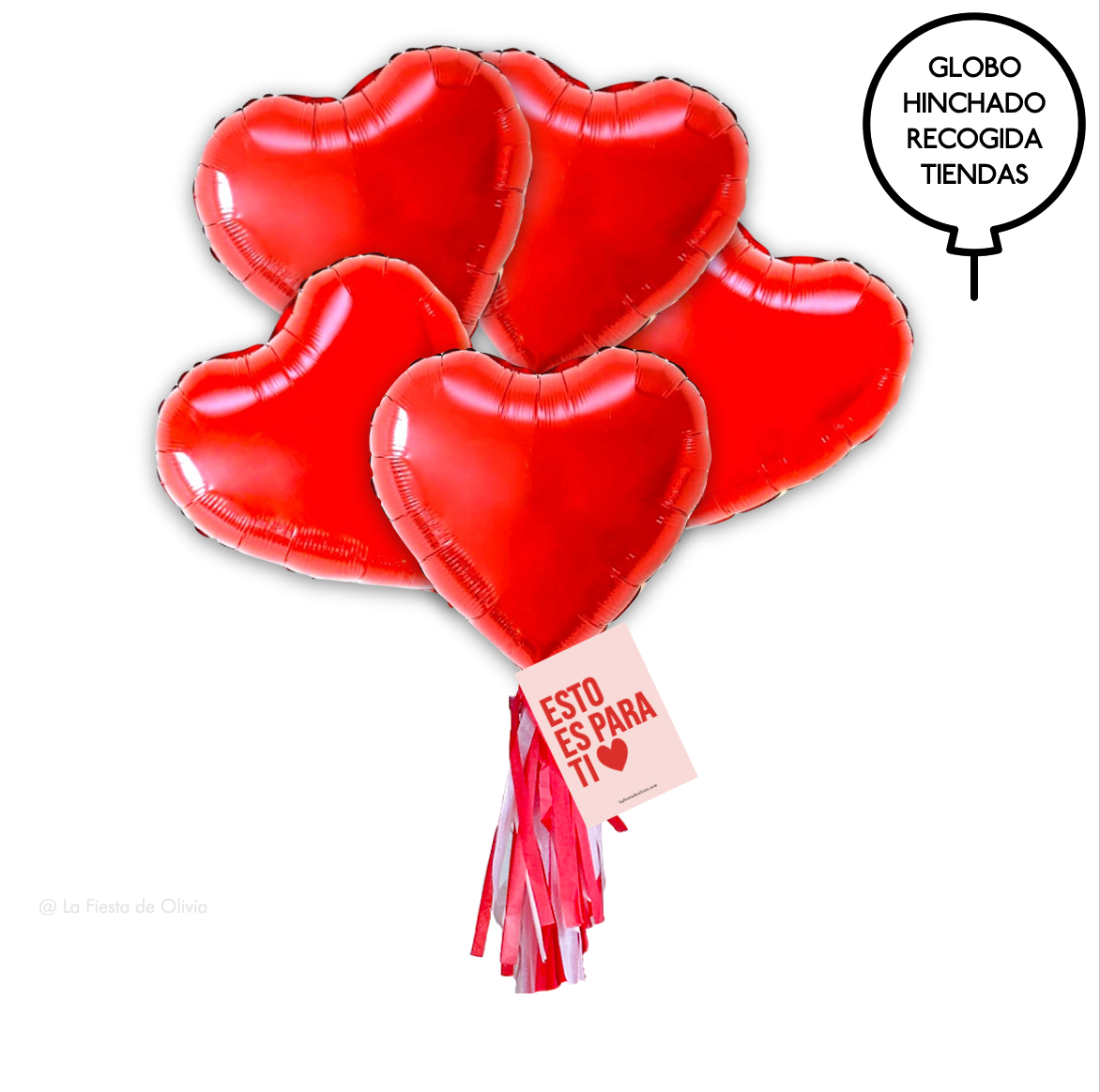 puffy heart balloons S