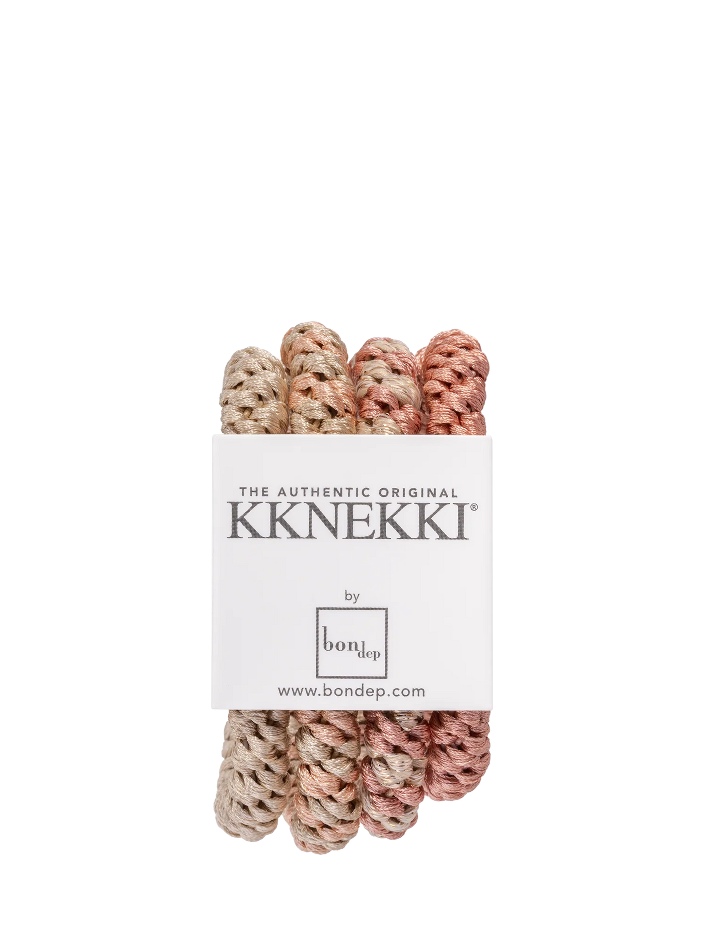 Goma de pelo Kknekki Rosegold mix /4 uds.