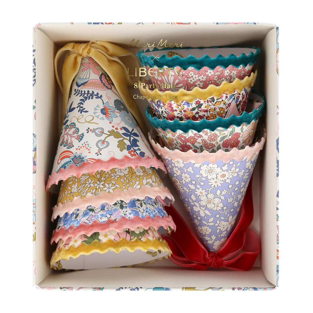 Gorritos Liberty London terciopelo / 8 uds.