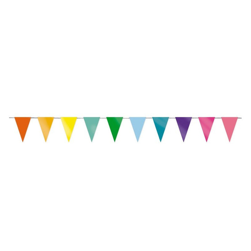 Guirnalda banderines multicolor basic