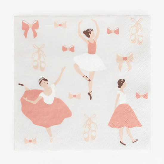 Guardanapos ECO bailarina / 20 unidades.
